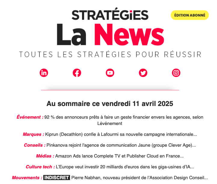 Stratégies parle de nous !