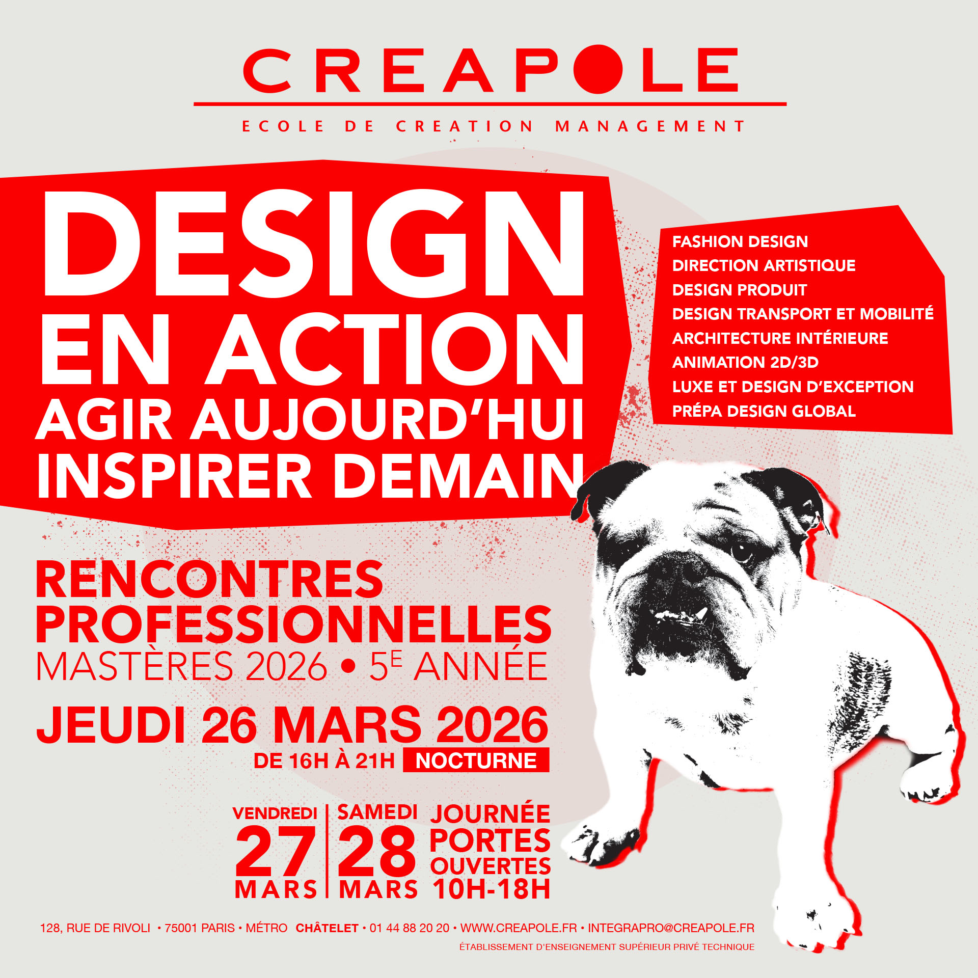 Journées Portes Ouvertes de l'école Créapole